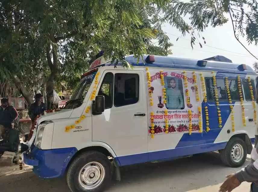 Mavli Tehsil President Rahul Singh Sarangdevat died tragically in a road accident,