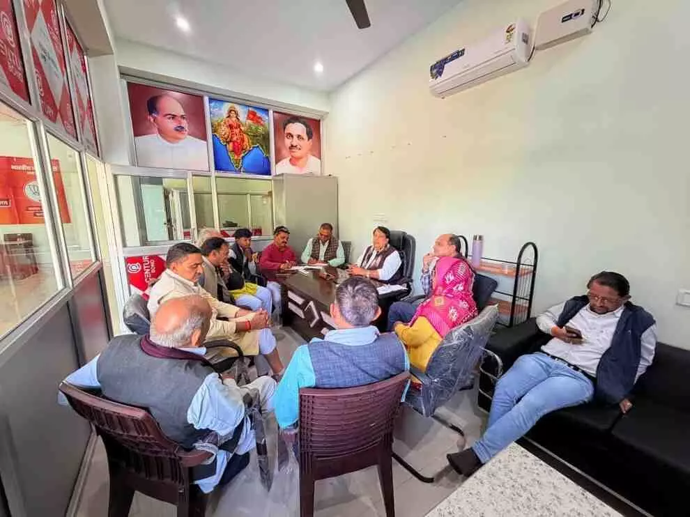 BJP held a strategic meeting in Sawai Madhopur regarding Good Governance Day,