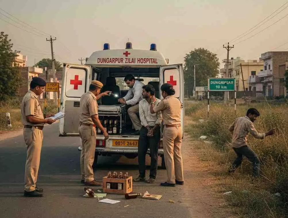 Dhambola police arrested an absconding liquor smuggler
