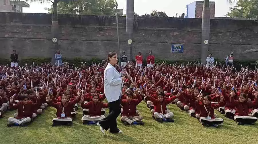 Oral health awareness program organized at Uday Shiksha Mandir, Oral health awareness program organized at Uday Shiksha Mandir,