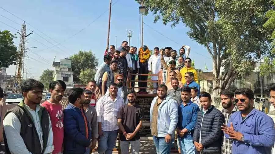 Congress Heritage Zone Board paid tribute to Dr. Bhimrao Ambedkar Congress Heritage Zone Board paid tribute to Dr. Bhimrao Ambedkar