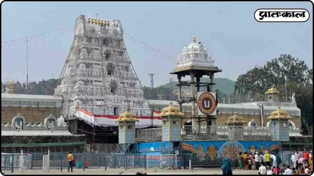 A grand Tirupati-style temple will be built in Bihar; TTD gets land on a 99-year lease. A grand Tirupati-style temple will be built in Bihar; TTD gets land on a 99-year lease.