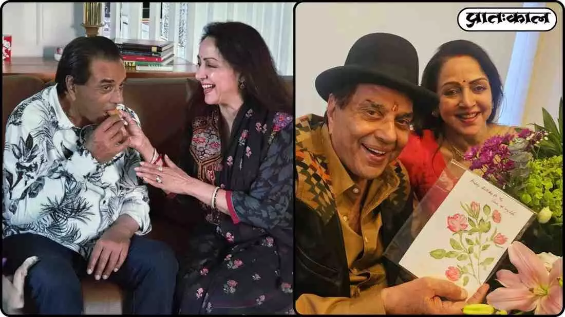 Hema Malini gets emotional on He-Mans 90th birthday; shares his golden moments on Twitter