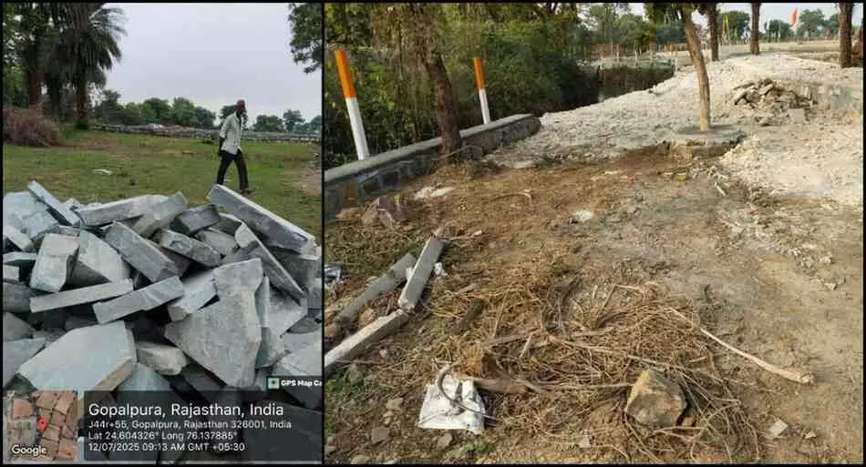In Jhalawar, land mafias are protected, and the game of occupying government and poor peoples land continues. In Jhalawar, land mafias are protected, and the game of occupying government and poor peoples land continues.