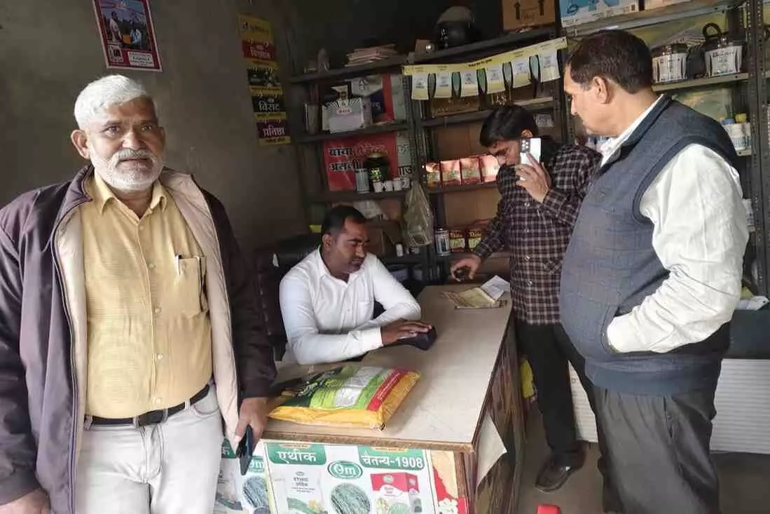 Agriculture Departments action in Deeg Agriculture Departments action in Deeg