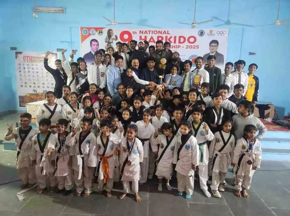 Rajasthan won the overall champion title in the 9th National Hapkido Championship. Rajasthan won the overall champion title in the 9th National Hapkido Championship.