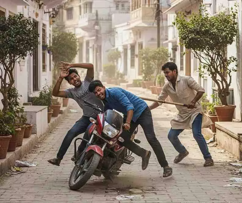 Two youths were assaulted without any reason in Udaipur; Two youths were assaulted without any reason in Udaipur;