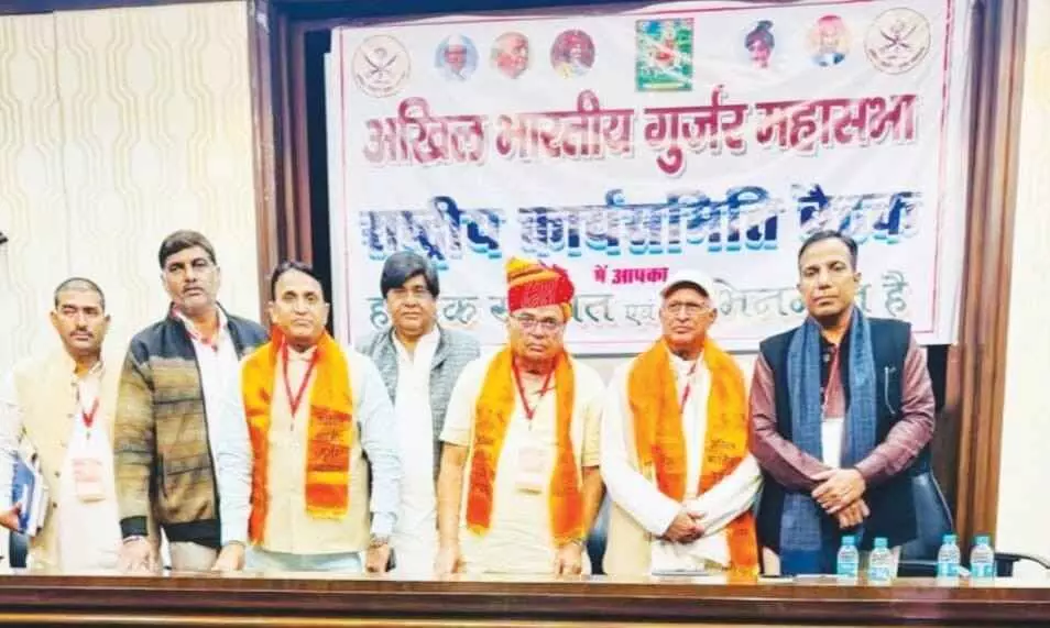 Deepak Patil was re-elected unopposed as the National President of All India Gurjar Mahasabha. Deepak Patil was re-elected unopposed as the National President of All India Gurjar Mahasabha.