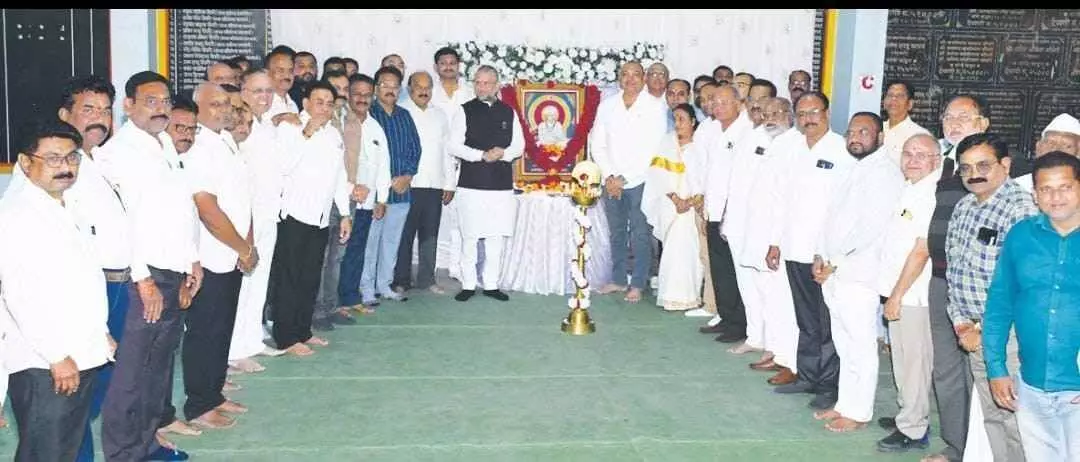 The works of Santaji Jagnade Maharaj still guide the society: Former MLA Shirish Chaudhary The works of Santaji Jagnade Maharaj still guide the society: Former MLA Shirish Chaudhary