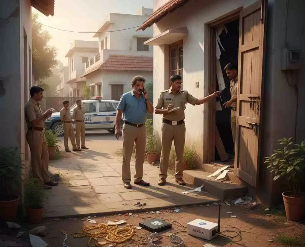 Jewellery and cash worth lakhs stolen from a vacant house in Udaipur