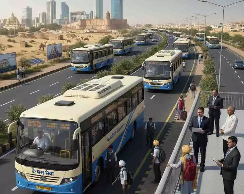 810 new buses and 352 contracted buses changed the face of Rajasthan Roadways 810 new buses and 352 contracted buses changed the face of Rajasthan Roadways
