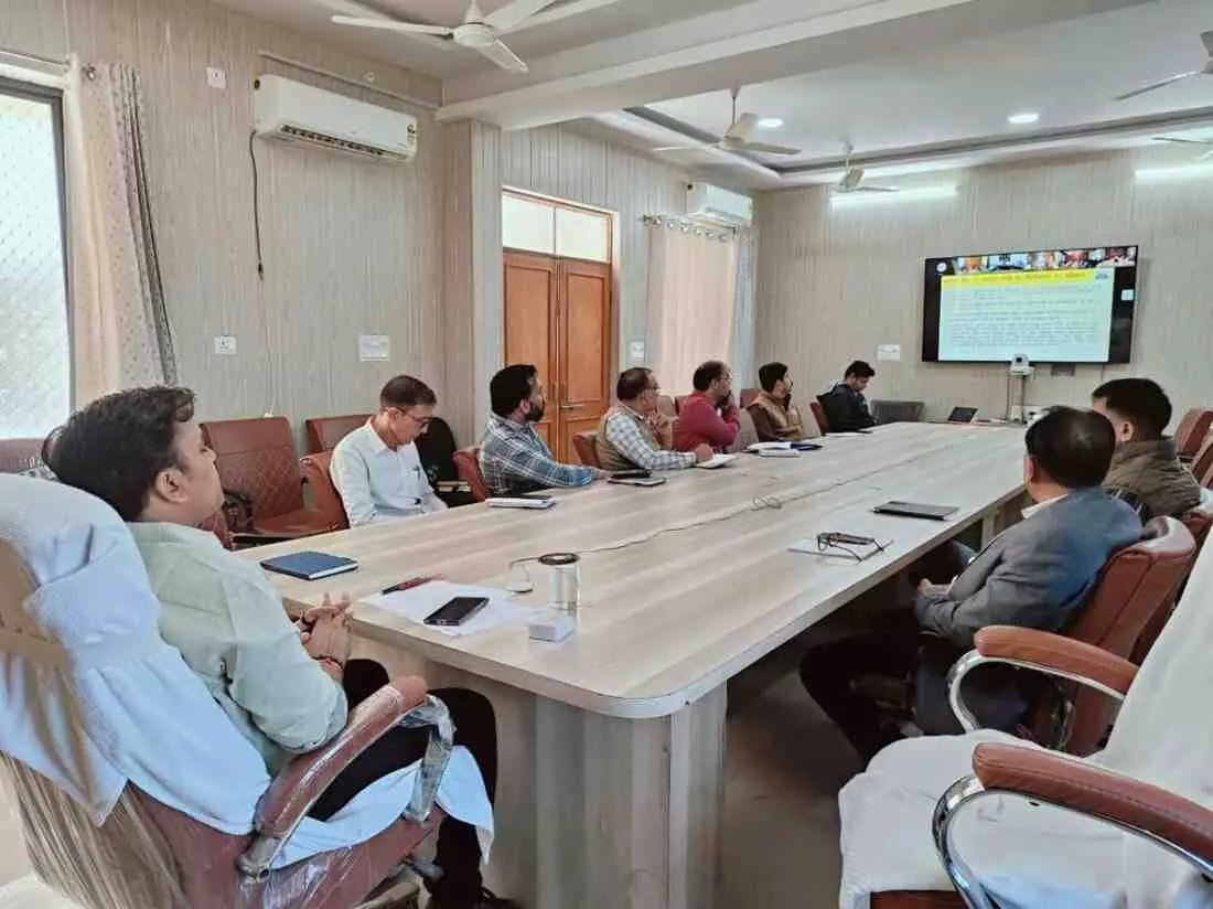 Virtual meeting chaired by Deputy Chief Minister: Virtual meeting chaired by Deputy Chief Minister: