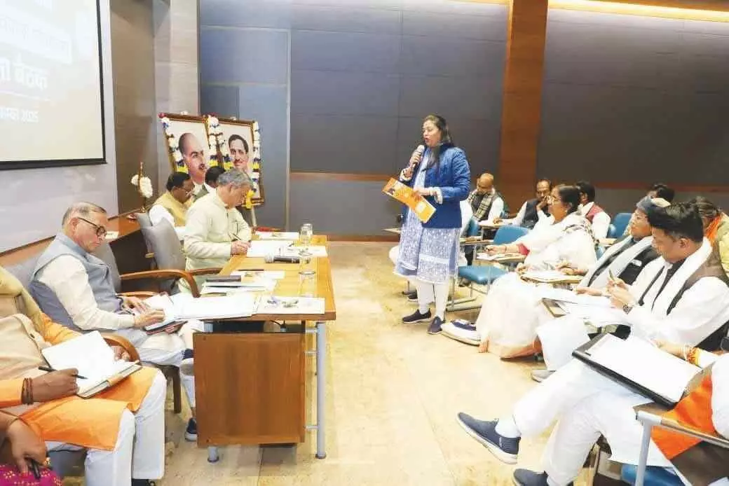I will continue to work hard for agricultural development: Dr. Hina Gavit The work received praise from senior levels at the review meeting in Delhi.