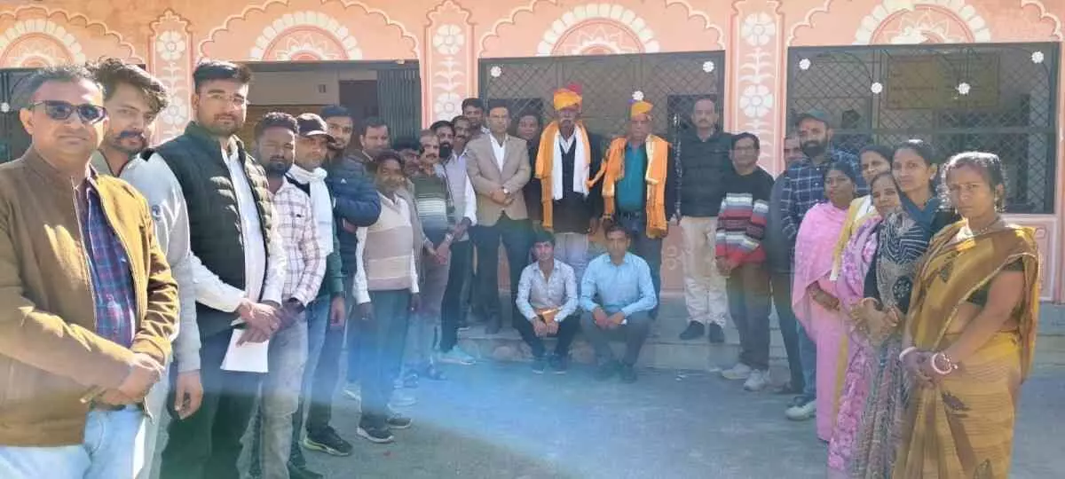 Panchayat Samiti Amet head Anchhi Devi Gurjar bids a fond farewell,