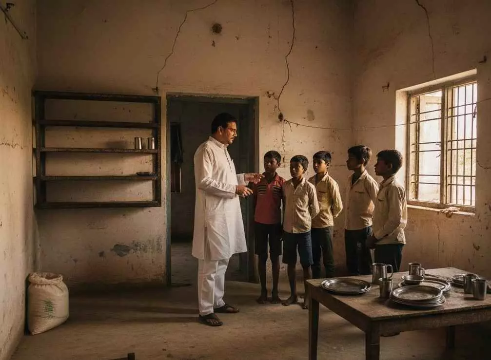 MLA Anil Katara conducts surprise inspection at Nana Bhai Khant hostel, MLA Anil Katara conducts surprise inspection at Nana Bhai Khant hostel,