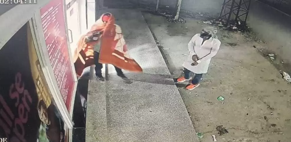 Home Guards alertness foils ATM robbery attempt; Home Guards alertness foils ATM robbery attempt;