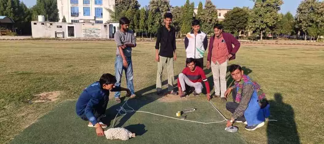 Kota University Inter-College Cricket Tournament begins with grand celebrations Kota University Inter-College Cricket Tournament begins with grand celebrations