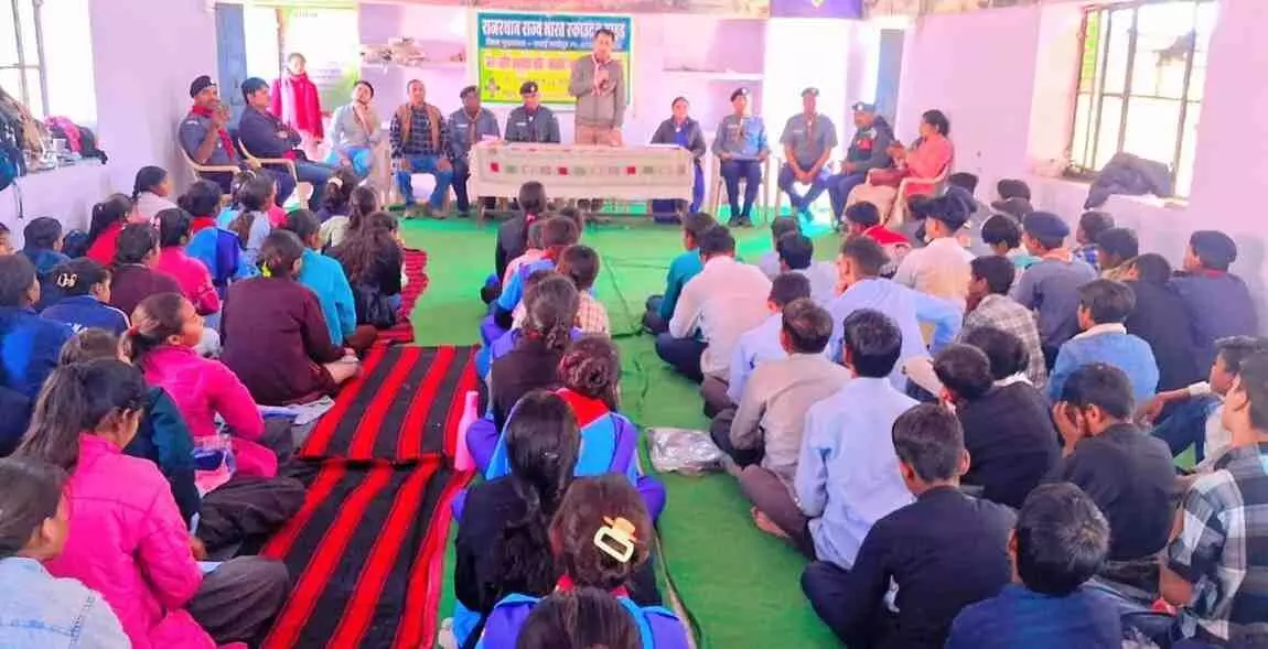 A grand district level SC-ST Scout-Guide training camp