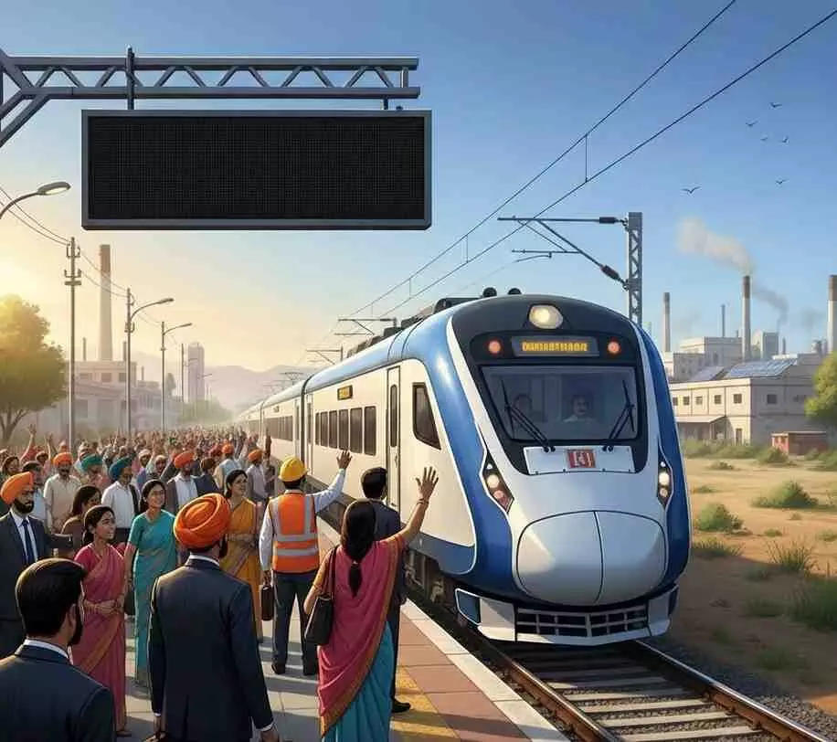 The long wait for Vande Bharat Rail in Dungarpur is over; The long wait for Vande Bharat Rail in Dungarpur is over;