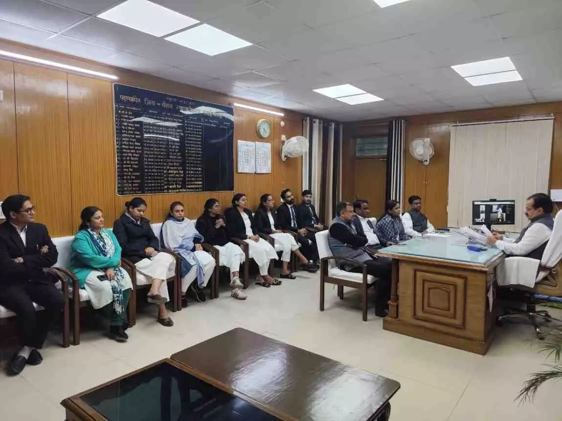 Important meeting with judicial officers Important meeting with judicial officers