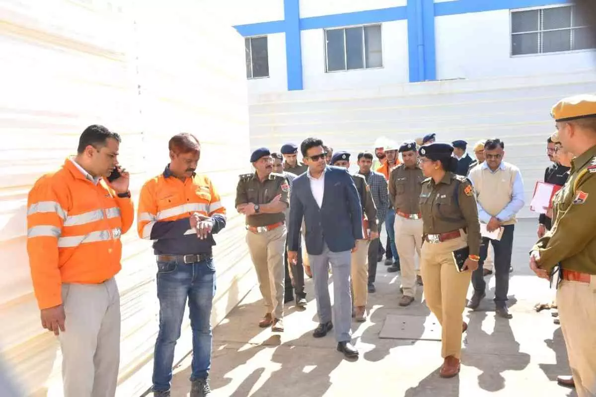 Chief Minister Bhajan Lal will perform the groundbreaking Chief Minister Bhajan Lal will perform the groundbreaking