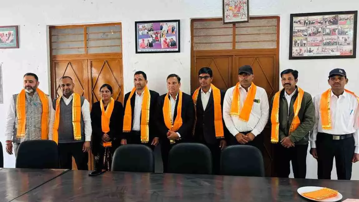 Vallabhnagar Bar Association elections conclude, Babulal Dangi elected president and Bhupendra Menaria elected general secretary Vallabhnagar Bar Association elections conclude, Babulal Dangi elected president and Bhupendra Menaria elected general secretary