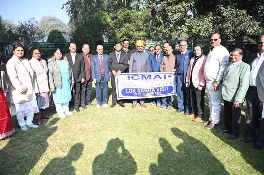 Members of the CMA Kota Chapter conducted a grand tour of the Lok Sabha, Members of the CMA Kota Chapter conducted a grand tour of the Lok Sabha,