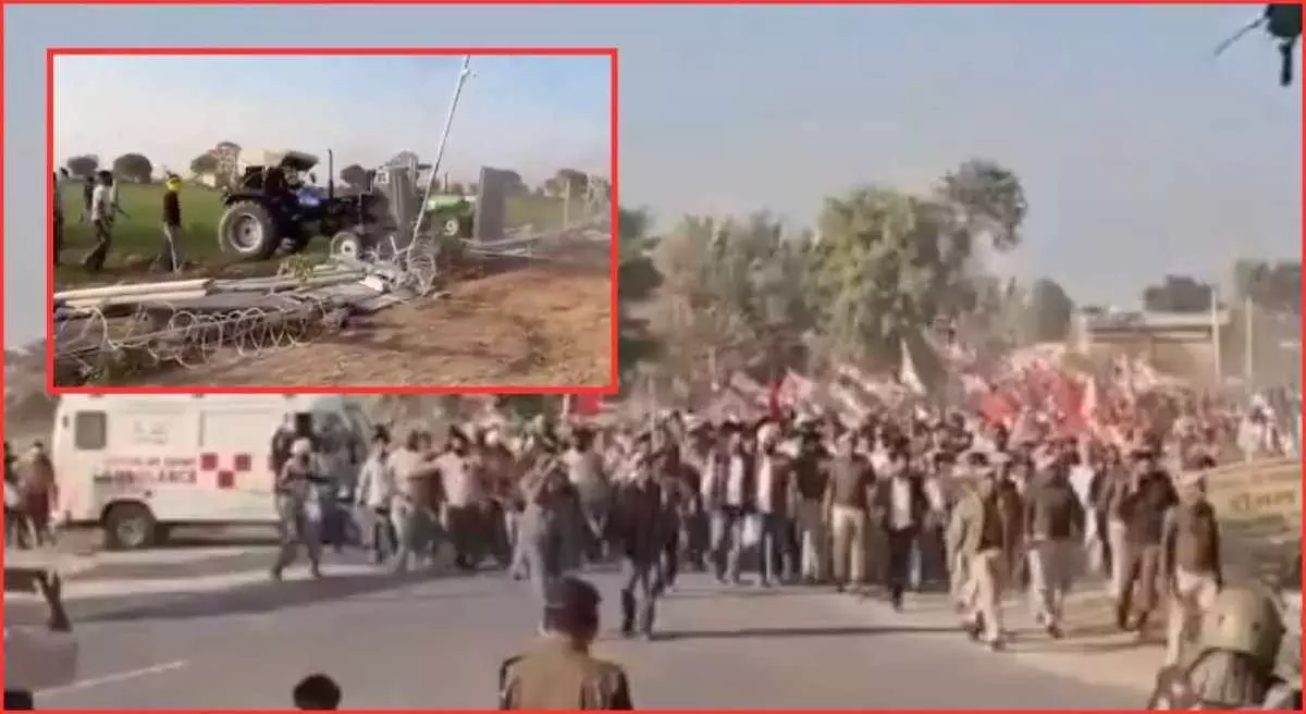 Farmers protest erupted against the ethanol factory in Hanumangarh,