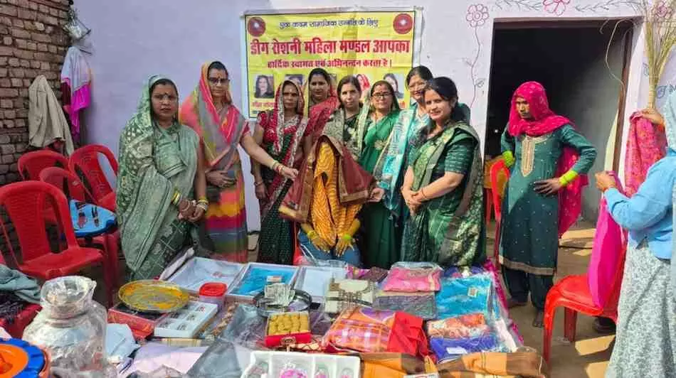 Roshni Mahila Mandal Deeg provided Kanyadaan assistance to a needy family. Roshni Mahila Mandal Deeg provided Kanyadaan assistance to a needy family.