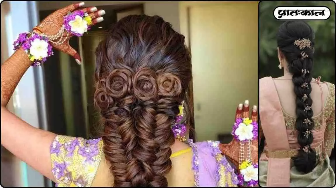 trending traditional hair style india