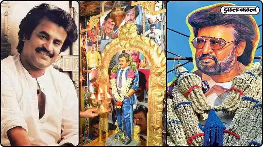Why is Rajinikanths statue worshipped at this place? Learn about the devotion associated with the love of fans.