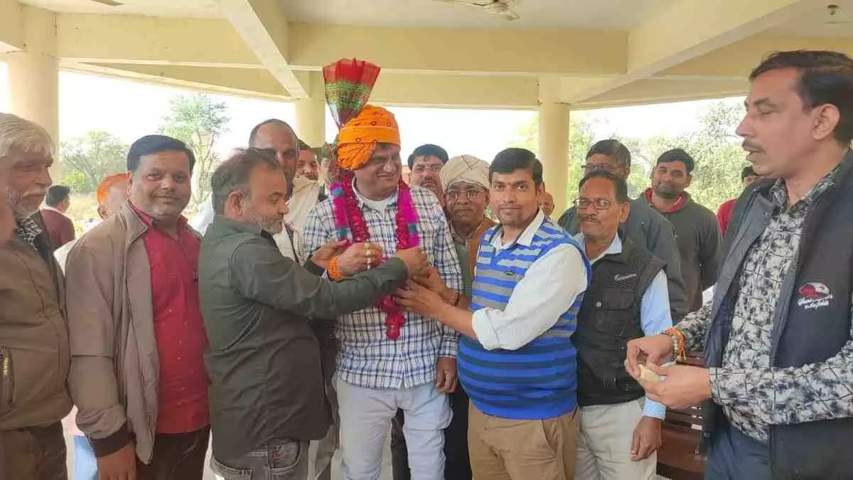Manish Kumar Sharma of Bhusavar was promoted to the post of Tehsildar