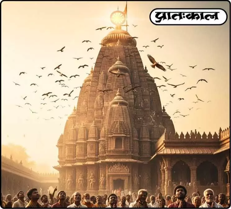 Jagannath Temple eagle viral video