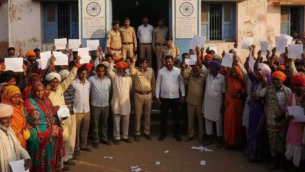 Alleged scam in MNREGA and PM Awas Yojana in Gram Panchayat 22 NTR,
