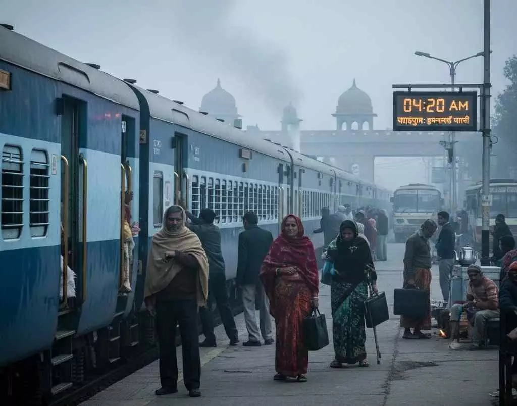 Passengers from Hanumangarh demanded a change in the timing of the Sadulpur Passengers from Hanumangarh demanded a change in the timing of the Sadulpur