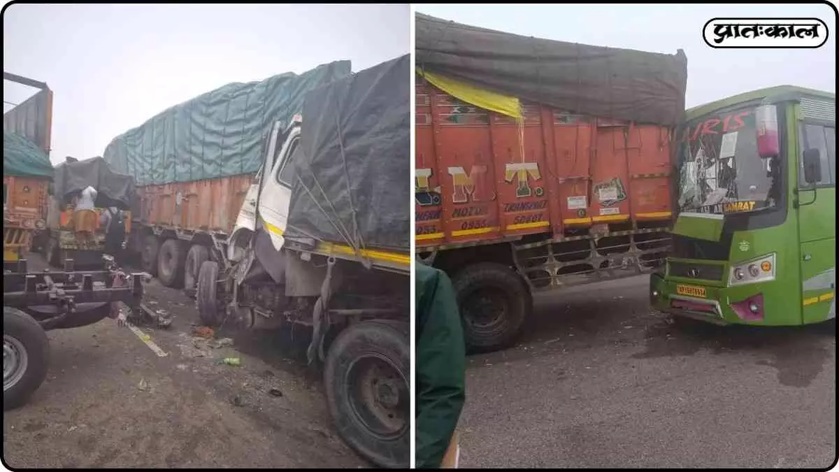 Dense fog slows down speed: Multi-bus collision on NH-352D in Rewari, several passengers injured Dense fog slows down speed: Multi-bus collision on NH-352D in Rewari, several passengers injured