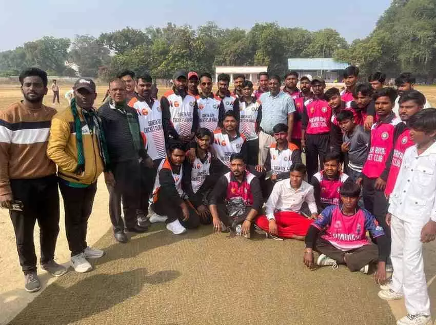 Cricket tournament inaugurated in Gangapur City with a grand message of sportsmanship and all-round development of youth.