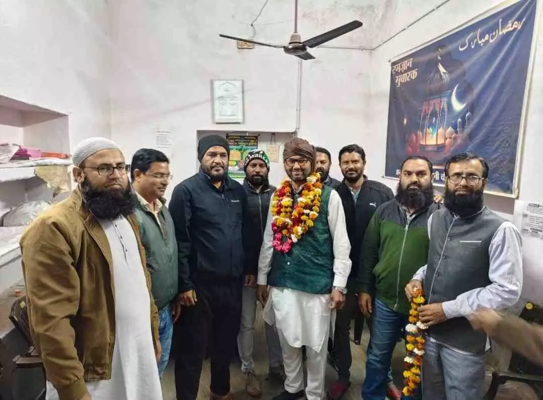 Newly appointed District President of Congress Minority Department Abdul Sattar Shah