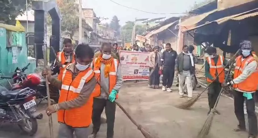 Extensive Shramdaan in Bayana on completion of two years of Rajasthan Government, Extensive Shramdaan in Bayana on completion of two years of Rajasthan Government,