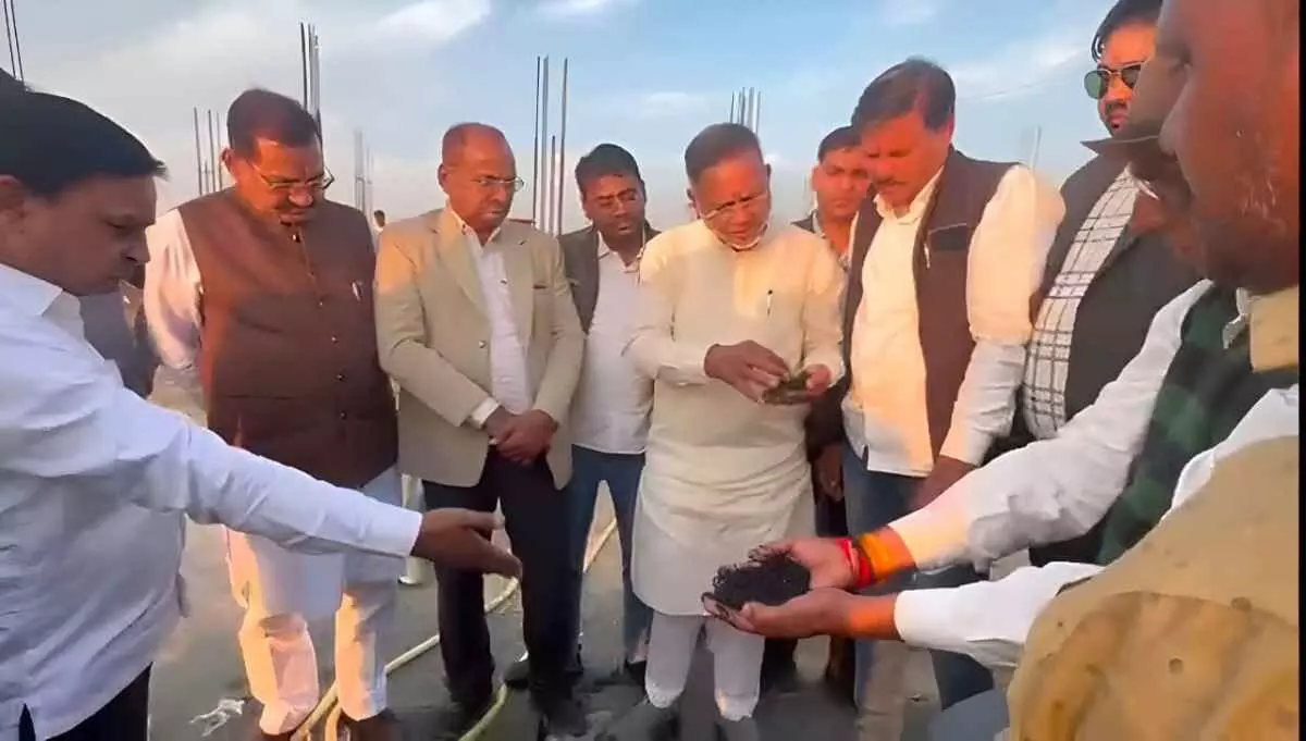 Inspection of the under-construction Polytechnic College in Kanvas: Inspection of the under-construction Polytechnic College in Kanvas: