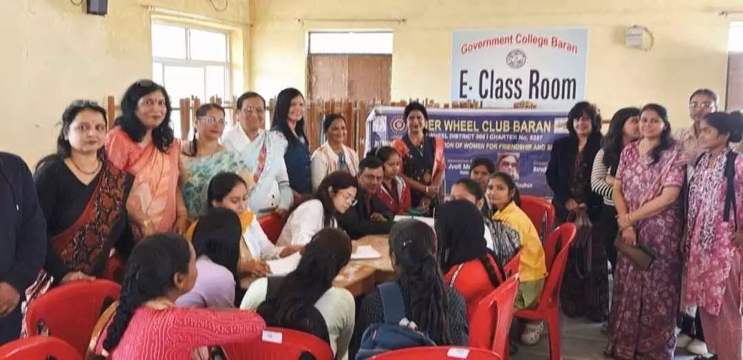 Free skin and hair treatment seminar and camp organized at Government College in Baran Free skin and hair treatment seminar and camp organized at Government College in Baran