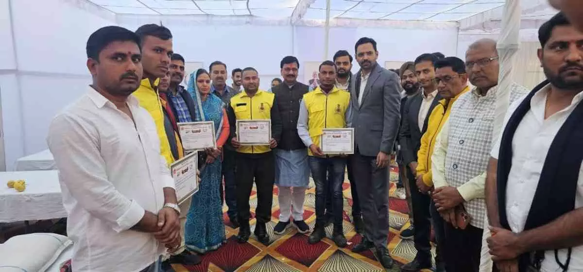 A massive blood donation drive was launched to mark the second anniversary of the government