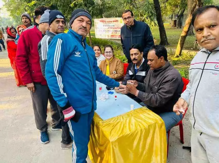 Lions Club organised free diabetes check-up and counselling camp Lions Club organised free diabetes check-up and counselling camp