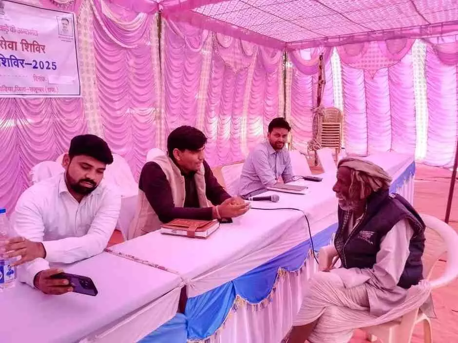 Rural service follow-up camp in Kalibhit,