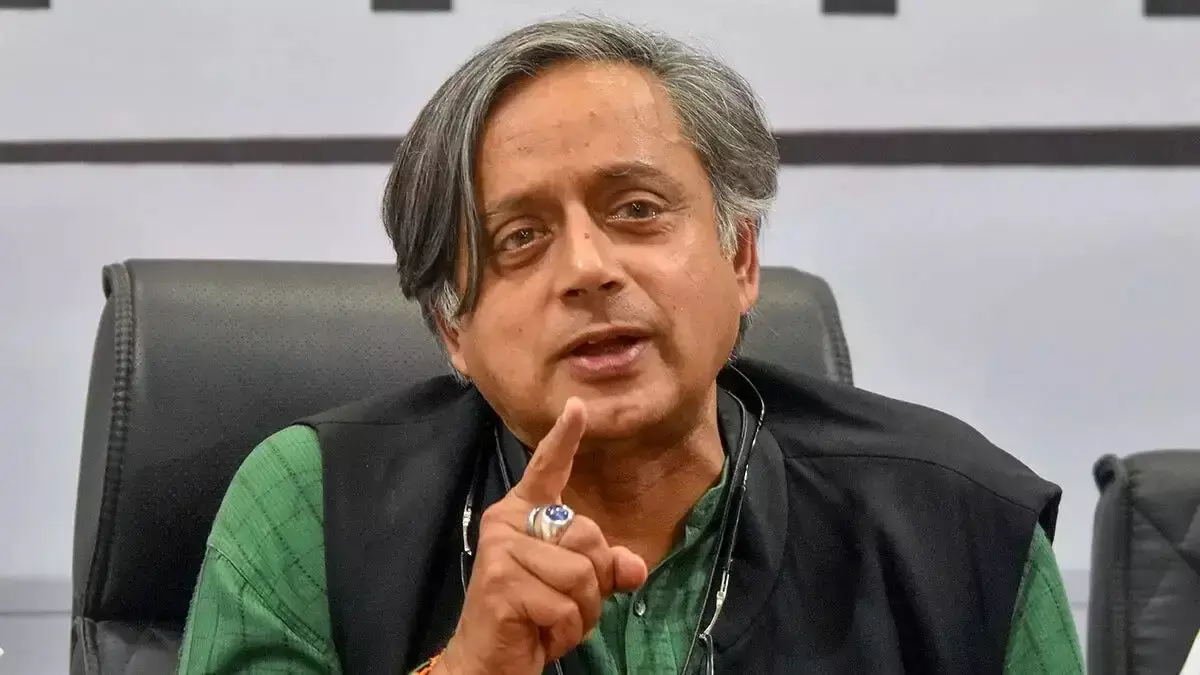 Shashi Tharoor strongly opposed the VB-G RAM G Bill in Parliament, expressing strong objection to the removal of Mahatma Gandhis name. Shashi Tharoor strongly opposed the VB-G RAM G Bill in Parliament, expressing strong objection to the removal of Mahatma Gandhis name.
