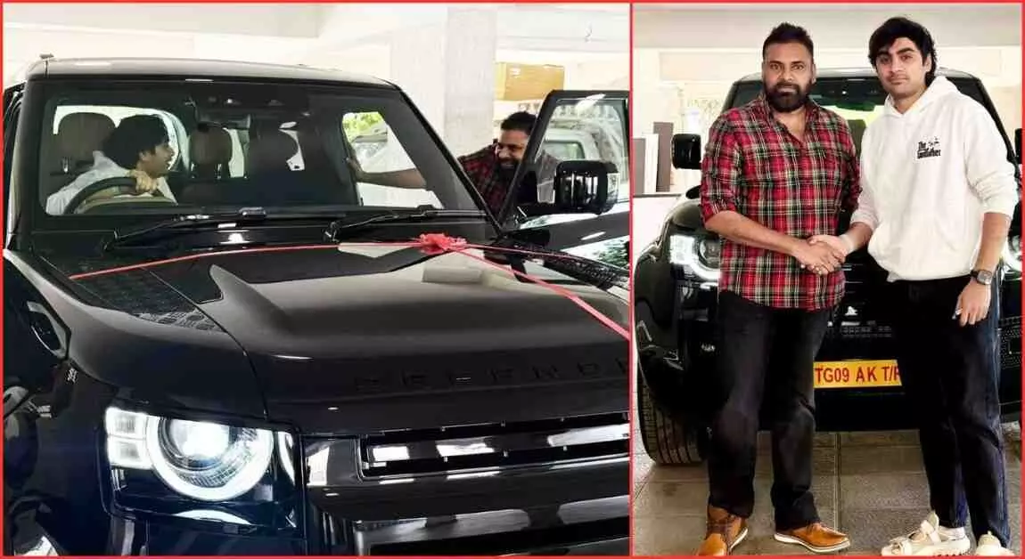 Pawan Kalyan gifts director Sujeeth a luxury Land Rover worth Rs 3 crore Pawan Kalyan gifts director Sujeeth a luxury Land Rover worth Rs 3 crore