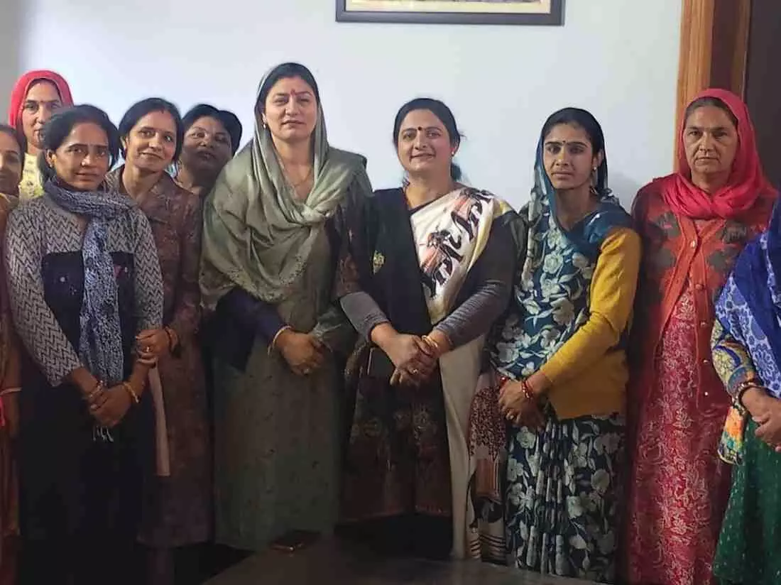 Mahila Mandal thanks Municipal President