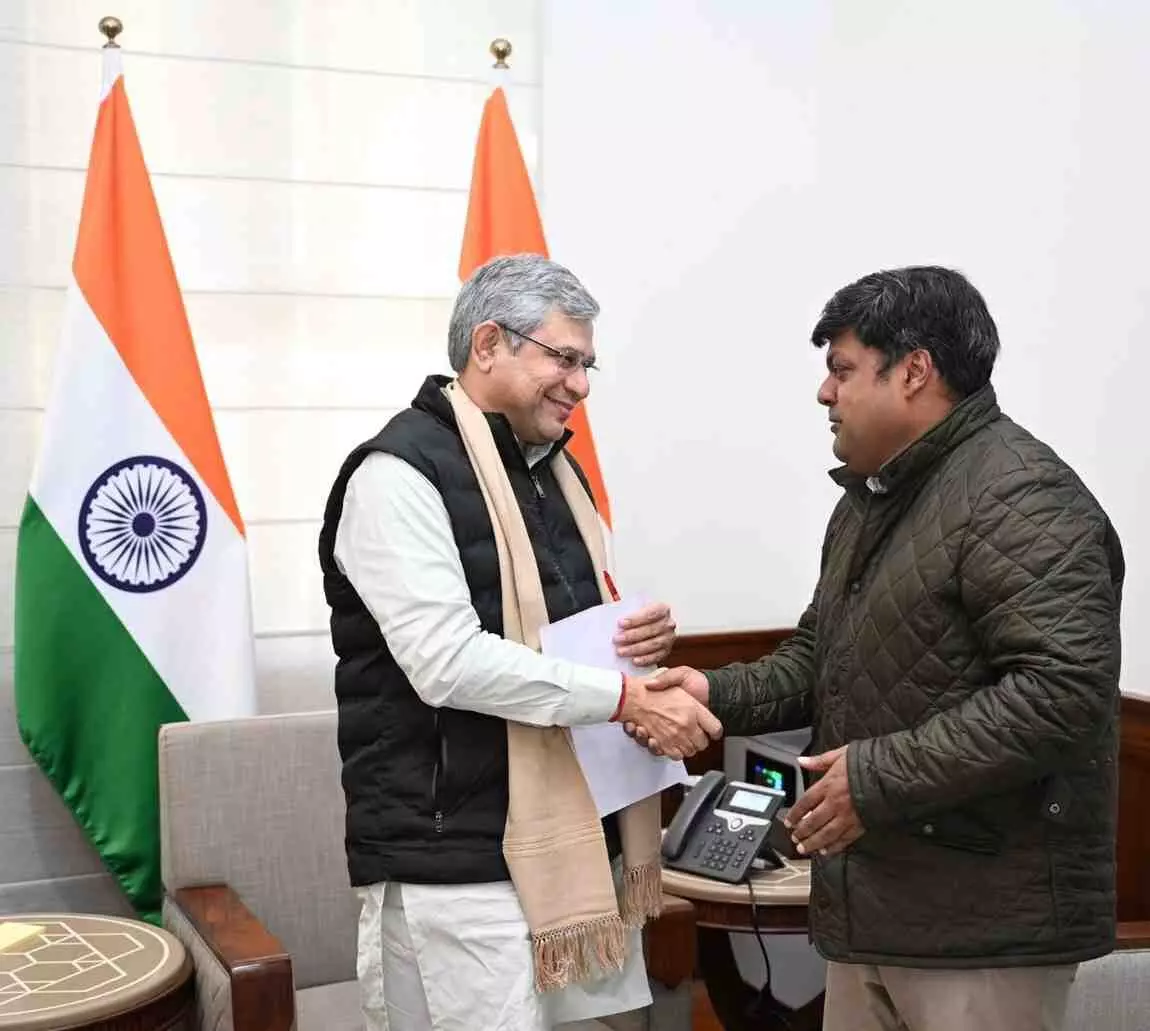 MP Dushyant Singh holds a key meeting with the Railway Minister, MP Dushyant Singh holds a key meeting with the Railway Minister,