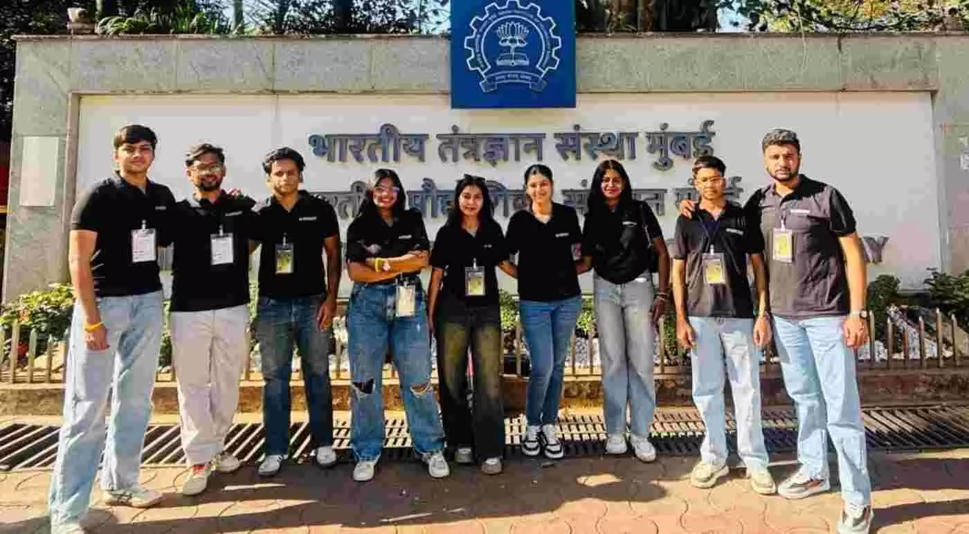 Career Point University students shine at the national stage at IIT Bombay, Career Point University students shine at the national stage at IIT Bombay,