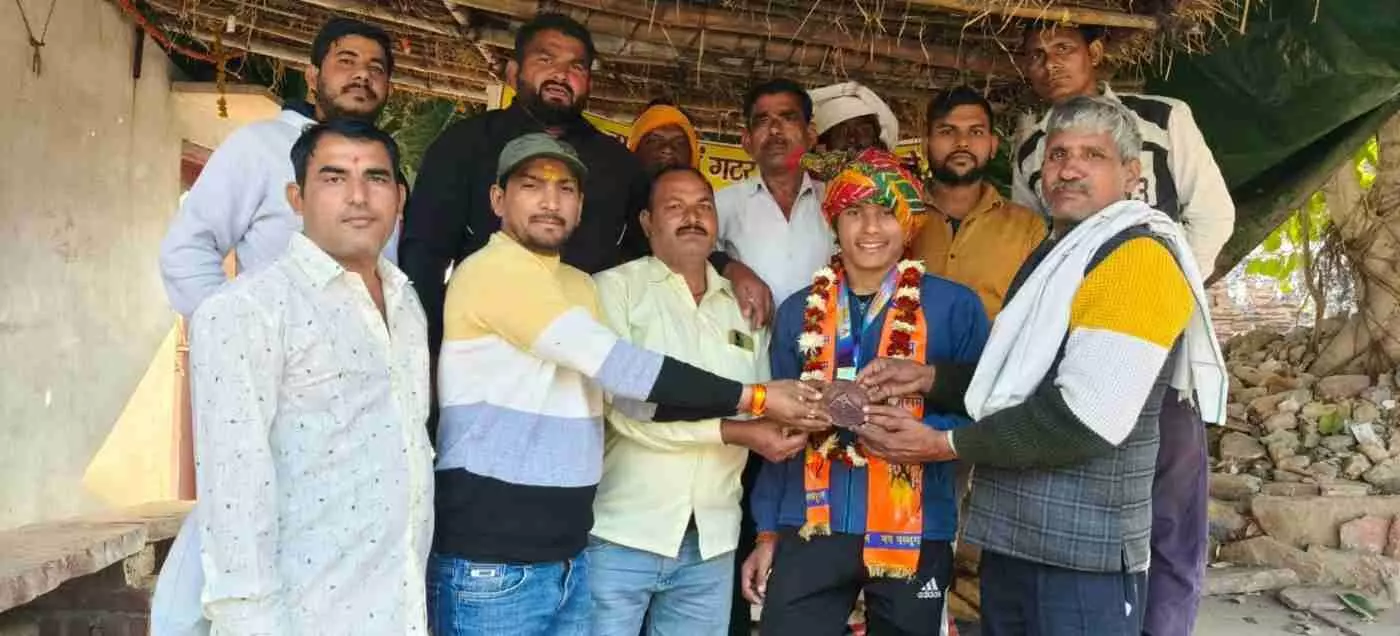 Deeg wrestler Palinder wins bronze in National School Wrestling Championships,